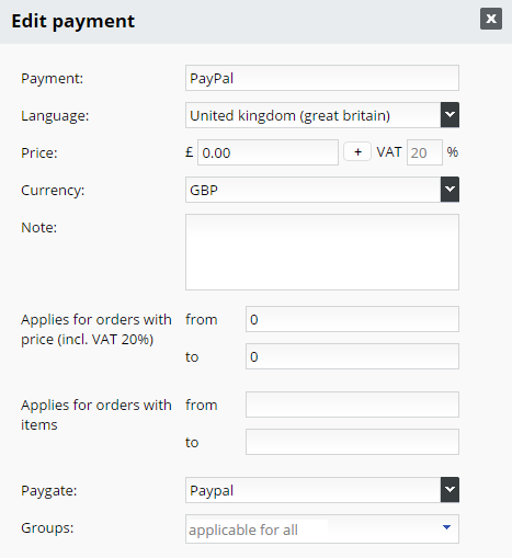 Paypal - global payment provider