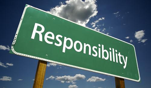 Take responsibility