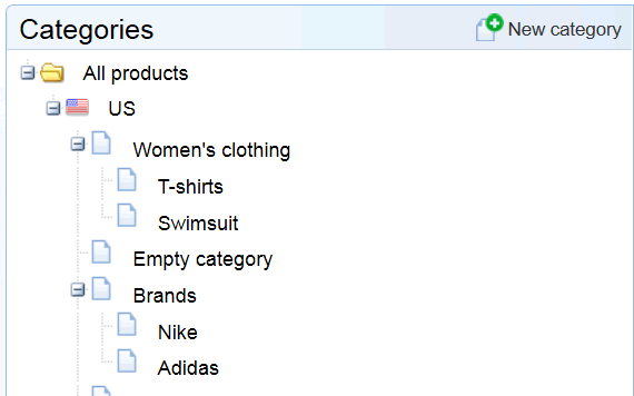 Product categories