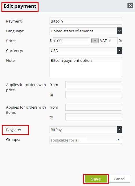 Paygates option Bitcoin FLOX