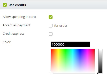 use credit program