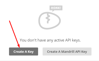 create api key button