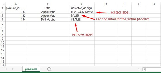 label sample sheet